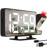 Réveil LED avec projecteur Izoxis 19576