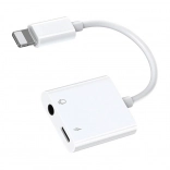 Adaptateur audio Joyroom Lightning vers 3,5 mm blanc