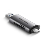 Lecteur de cartes externe USB 3.2 Gen 1 Type‑C + Type‑A SD/microSD