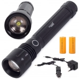 Lampe torche LED tactique militaire avec CREE XHP50 et zoom Bailong