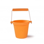 Seau de plage en silicone orange BIGJIGS TOYS