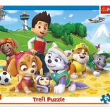 Puzzle encadré 25 pièces PAW PATROL Sur la piste