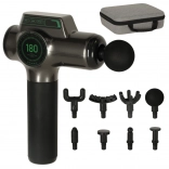 Pistolet de massage portable avec écran LED 8 en 1