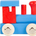 Small Foot locomotive colorée pour circuits de trains en bois
