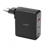 Chargeur mural Aukey 140W avec USB-A et USB-C