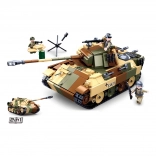 Sluban Army tank moyen camouflé 2-en-1 jeu de construction