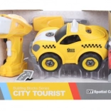 Taxi RC à visser avec sons et perceuse