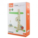 Grue en bois avec treuil