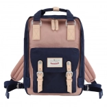 Sac à dos pour ordinateur portable Himawari 14'' bleu marine et rose