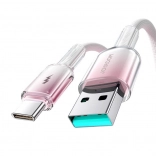 Joyroom câble USB-A vers USB-C 1,2 m 3 A blanc