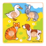Puzzle à encastrer animaux domestiques