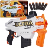 Nerf Ultra AMP blaster avec 6 fléchettes en mousse