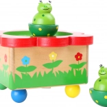 small foot Boîte à musique en bois Grenouille