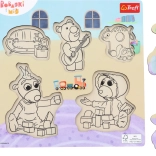 Puzzle en bois Bobaski i Miś – 5 pièces