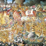 Puzzle Bataille de Trafalgar 2000 pièces de HEYE