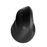 Souris verticale sans fil NATEC Crake 2 pour gauchers, Bluetooth 5.2 + 2,4 GHz, 2400 DPI, noire