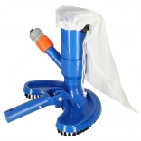 Aspirateur manuel pour piscine et étang avec sac réutilisable