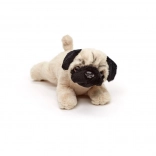 Chien en peluche couché 19 cm