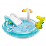 Piscine gonflable pour enfants avec toboggan INTEX