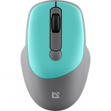 Souris sans fil silent click Defender Feam MM-296 RF 1600 DPI – Menthe