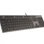 Clavier filaire ultraplat A4TECH, gris