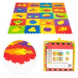 Tapis éducatif en mousse puzzle EVA, 20 pièces, 148 × 119 cm ECOTOYS
