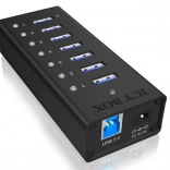 hub USB 3.0 actif à 7 ports avec port de charge ICY BOX