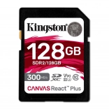 Carte mémoire SD Kingston Canvas React Plus 128 Go
