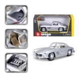 Bburago 1:24 Mercedes Benz 300SL argent 18-22023