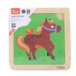 Puzzle en bois cheval – 4 pièces