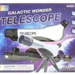 télescope pour enfants en plastique avec trépied 60 mm