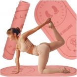 Tapis d'exercice et de saut rose