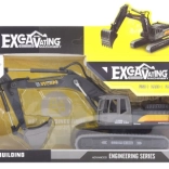 Modèle d’excavatrice en métal et plastique 20,5 cm