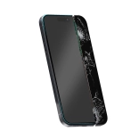 Verre hybride incassable Crong 7D nano pour iPhone 16e / 14 / 13 / 13 Pro