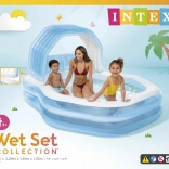 Piscine familiale gonflable avec toit