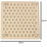 Mosaïque Montessori en bois, kit éducatif, 77 pièces