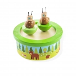Boîte à musique en bois BIGJIGS TOYS Woodland