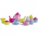 Androni set de café avec gâteaux et boîte de rangement, 24 pièces