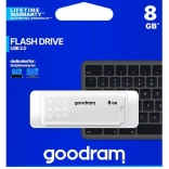Clé USB GOODRAM UME2 8GB USB 2.0 Blanche