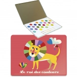 Peintures acryliques avec boîte métallique