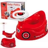 Pot de nuit pour enfants en forme de voiture BIG New Bobby Car avec volant et klaxon