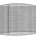 Moustiquaire pour parasol de jardin 3 m – noir