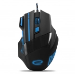 Souris de jeu filaire 7D optique USB MX201 Wolf bleue