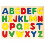 Puzzle en bois encastrable alphabet pour enfants Bino