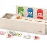 VIGA jeu en bois pour apprendre le tri des déchets