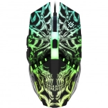 Souris de jeu Prototype GM-670L, optique, 2400 DPI, 6 boutons, rétroéclairée