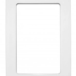 Cadre autocollant magnétique blanc 12,3x8,1 cm