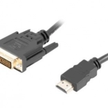 Lanberg câble HDMI vers DVI-D dual link 1,8 m noir