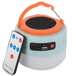 Lanterne LED de camping solaire avec USB et télécommande