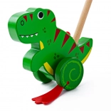 Bigjigs Baby porteur en bois T. rex